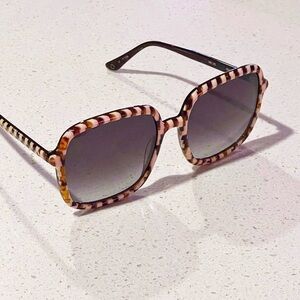 KREWE Sunglasses Margot Caffe Dolce Grey Gradient 24K